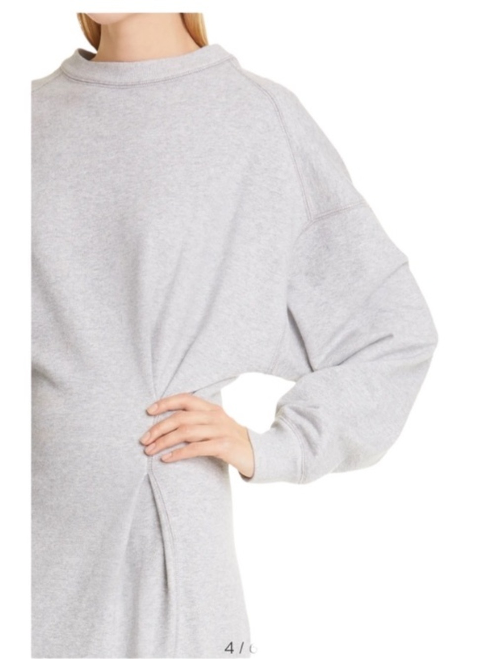 {Isabel Marant Étoile} Meg Sweatshirt Dress - Picture 3 of 13